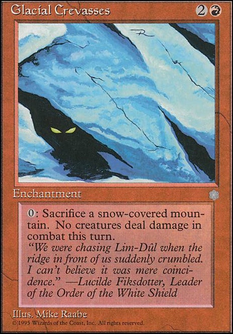Featured card: Glacial Crevasses
