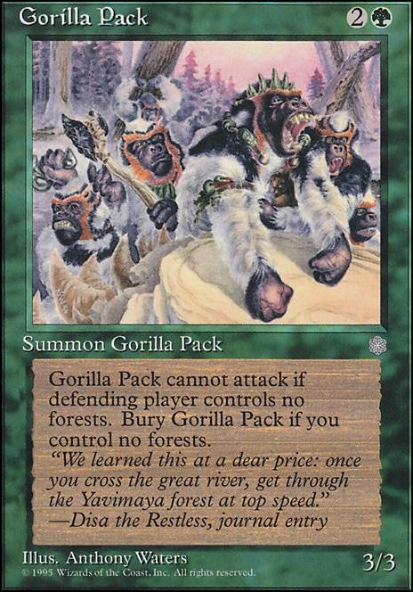 Featured card: Gorilla Pack