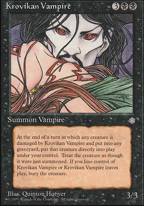 Featured card: Krovikan Vampire