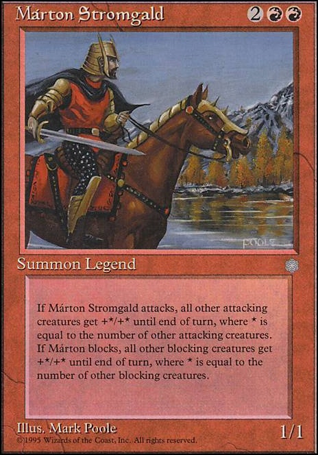 Marton Stromgald feature for Red Tokens