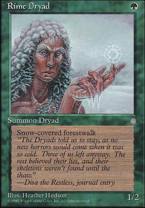 Featured card: Rime Dryad