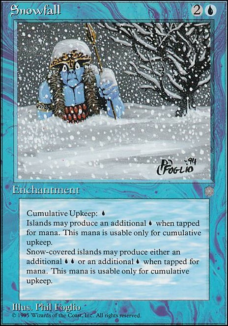 Snowfall feature for The Worst EDH Ever