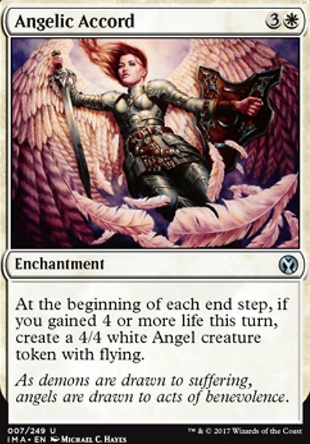 Angelic Accord feature for Heliod, Sun-Crowned, EDH