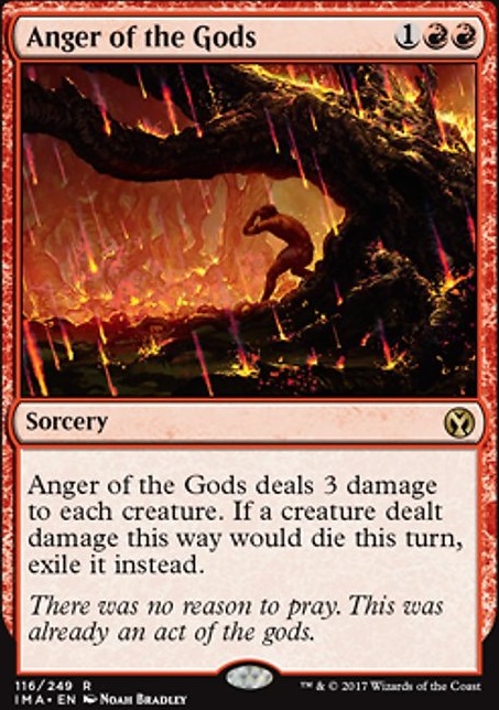 Anger of the Gods feature for Red Deck (with a splash of white)