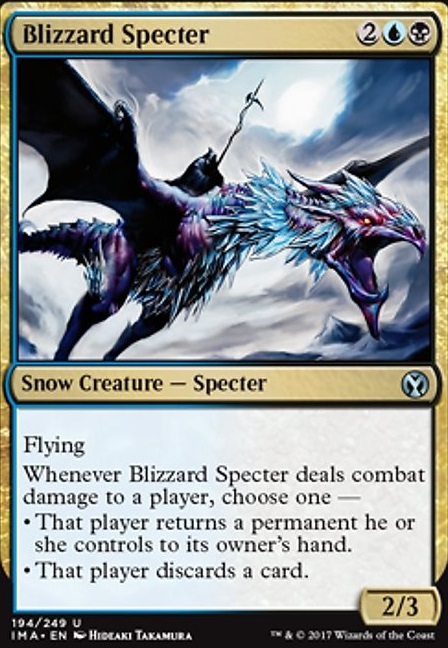 Blizzard Specter feature for Nazgul (Specter) Tribal / Mill