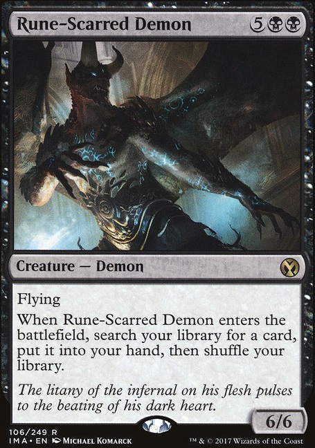 Featured card: Rune-Scarred Demon