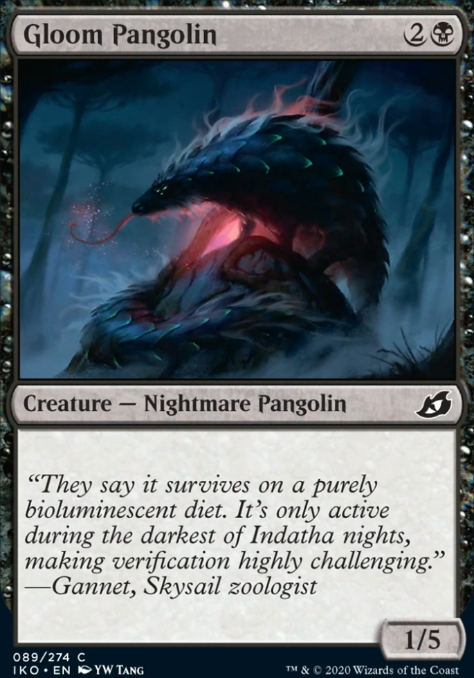 Gloom Pangolin feature for Umbris Exile Deck
