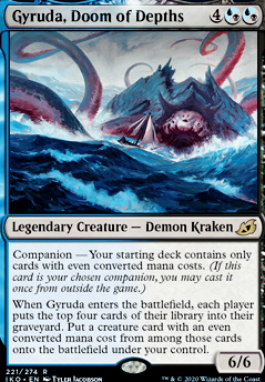 Gyruda, Doom of Depths feature for Another Ashiok Mill Deck
