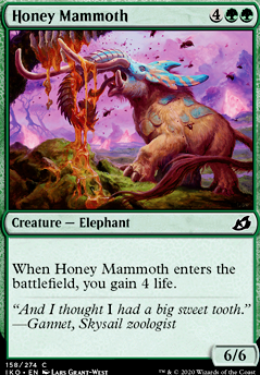Honey Mammoth feature for 1st Jund (r/u/g) Deck