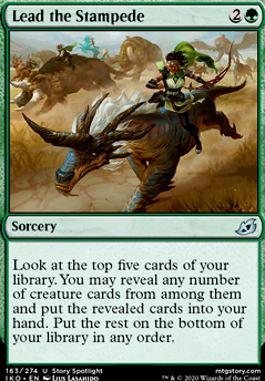 Featured card: Lead the Stampede