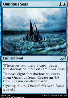 Ominous Seas feature for Mono Blue Cycling: Transformative Token to Mill