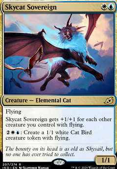 Skycat Sovereign feature for Azorius Flyers SOVEREIGN FLYING CAT [IKORIA] [BO1]