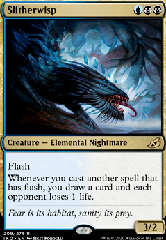 Slitherwisp feature for *Primer* -- Dimir Tempo (Ninjas)