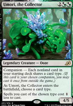 Umori, the Collector feature for Oops all planeswalkers