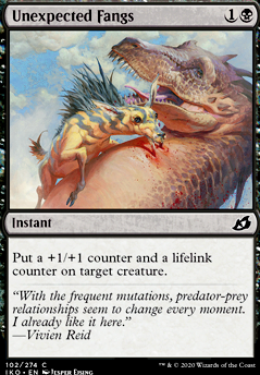 Unexpected Fangs feature for 5 Color Sideboard