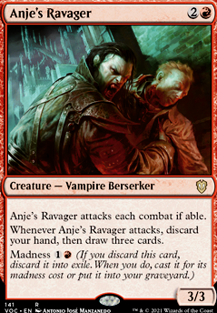 Anje's Ravager feature for Vampire madness discarding deck