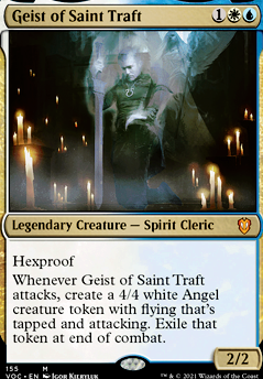 Geist of Saint Traft feature for Azorius Voltron Fort