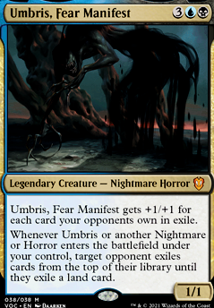 Umbris, Fear Manifest feature for He sees you when you're sleeping [Umbris EDH]