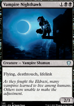 Vampire Nighthawk feature for Eldrazi/Vampire