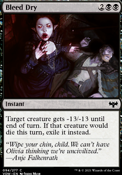 Featured card: Bleed Dry