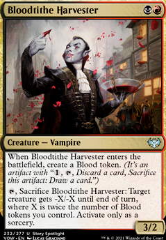 Bloodtithe Harvester feature for Rakdos Vampires (2022 Challenger Modified)