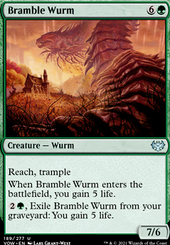 Featured card: Bramble Wurm