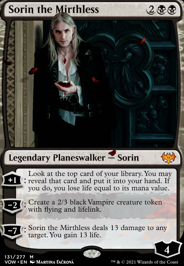 Featured card: Sorin the Mirthless