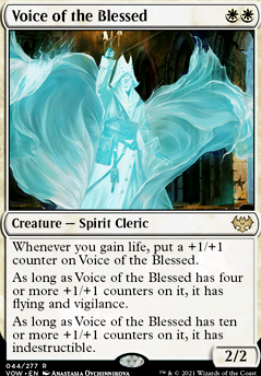 Voice of the Blessed feature for [FNM] Wish version of Soul Sisters - Modern