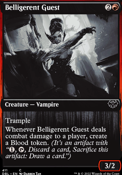 Featured card: Belligerent Guest