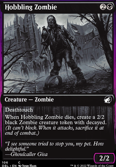 Hobbling Zombie feature for Zombie Token EDH Deck