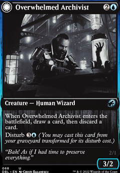 Featured card: Overwhelmed Archivist