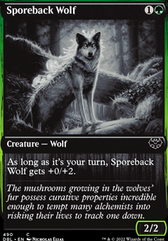 Sporeback Wolf feature for mix bag sealed draft
