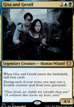 Gisa and Geralf feature for zombies can't be killed
