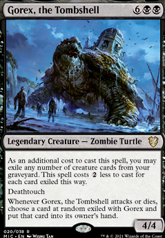 Gorex, the Tombshell feature for Un-life in a Turtle Shell (Gorex EDH)