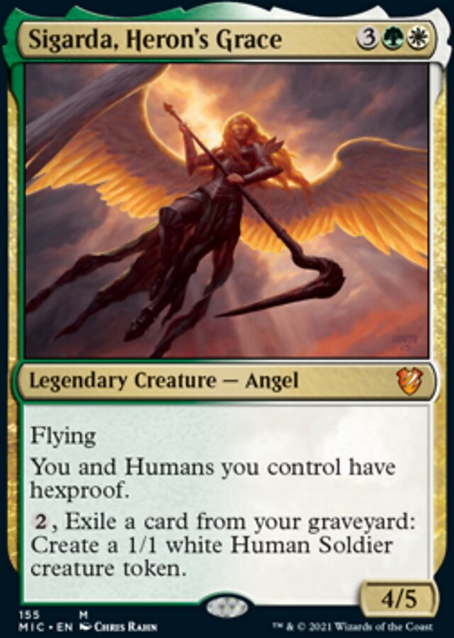 Sigarda, Heron's Grace feature for Abzan Tokens