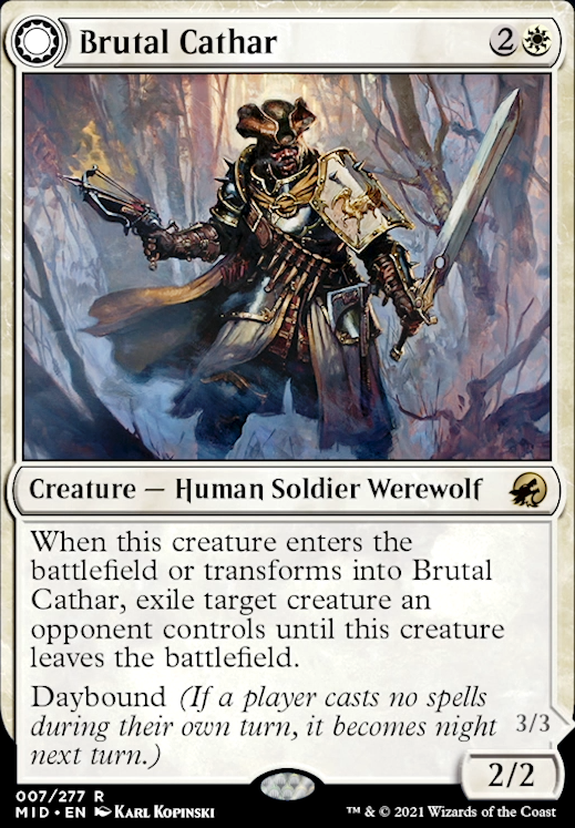 Brutal Cathar feature for Standard Boros Good Stuff