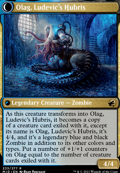 Olag, Ludevic's Hubris feature for Alchemist Ludevic, Butcher of Innistrad