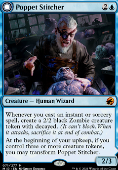Poppet Stitcher feature for Innistrad: Master of Poppets (Dimir Zombie)
