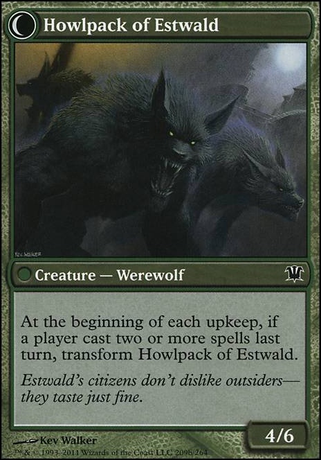Howlpack of Estwald feature for R/G Werewolves (Pauper)