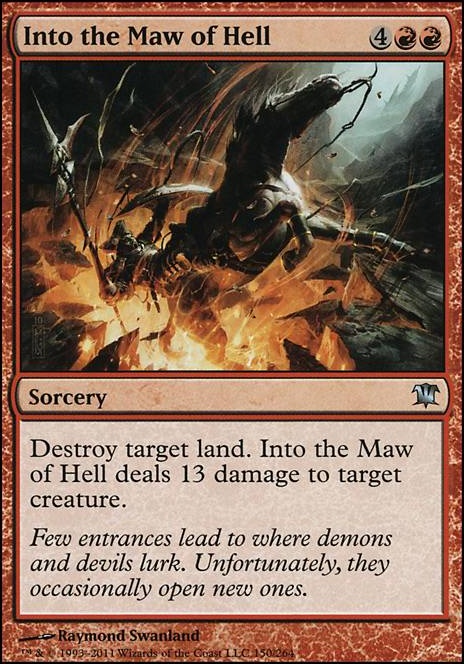 Into the Maw of Hell feature for A $20 Ticket For The Highway To Hell (Budget EDH)