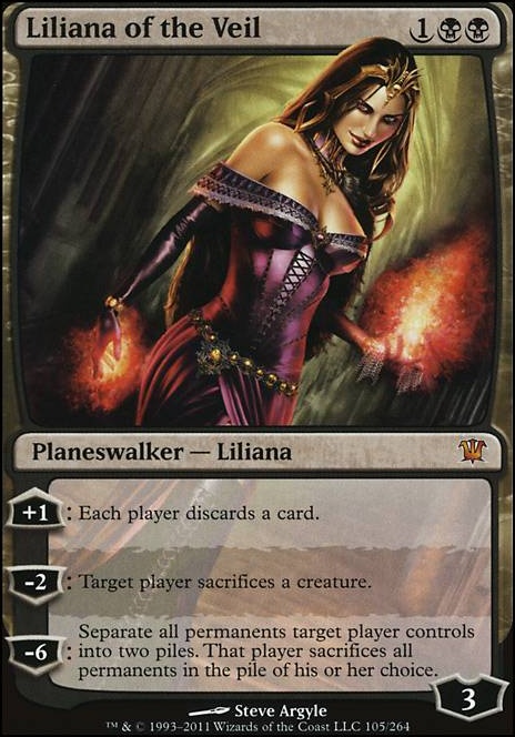 Liliana of the Veil feature for Liliana's awesome Rack(Dos)