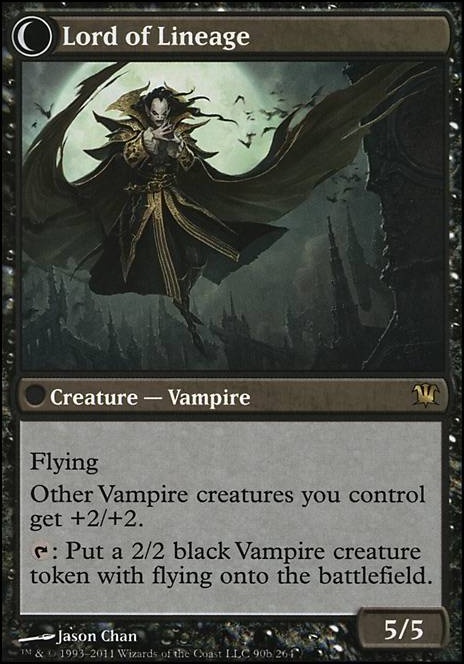 Lord of Lineage feature for Carpe Noctem [Mono-Black Vampires]