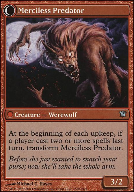 Merciless Predator feature for Warewolfs
