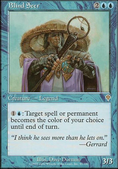 Blind Seer feature for Urza, but it's Urza Tribal.