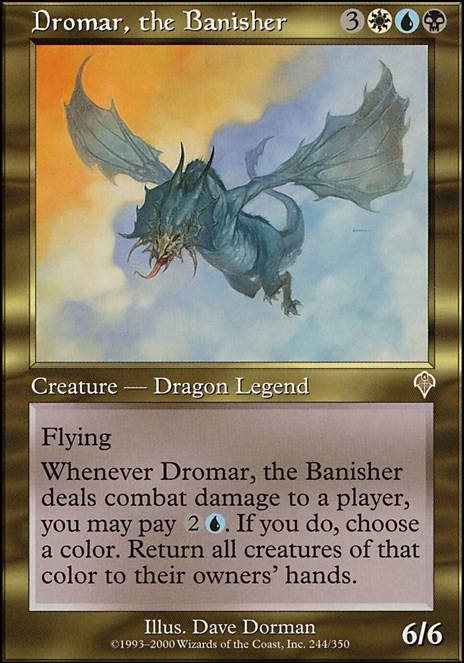Dromar, the Banisher feature for Dromar, King of the Bouncy Castle