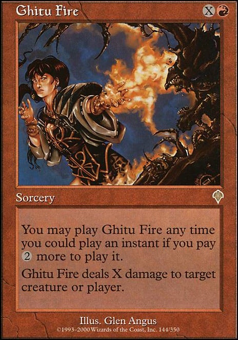 Featured card: Ghitu Fire