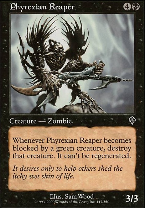 Phyrexian Reaper feature for Burial