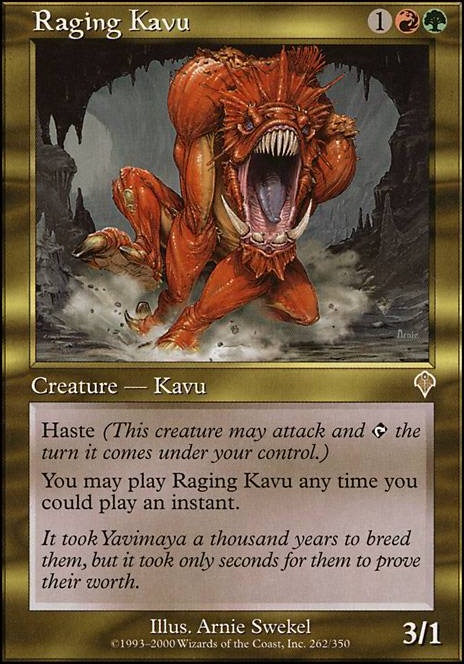 Featured card: Raging Kavu