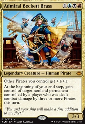 Admiral Beckett Brass feature for Pirates Ahoy!