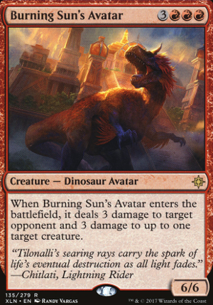Burning Sun's Avatar feature for Aggro R/W Dino [WIP for RIX]